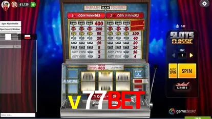 Interface do App v77bet